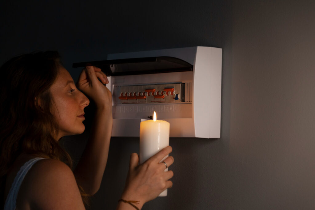 electrical panel power outage
