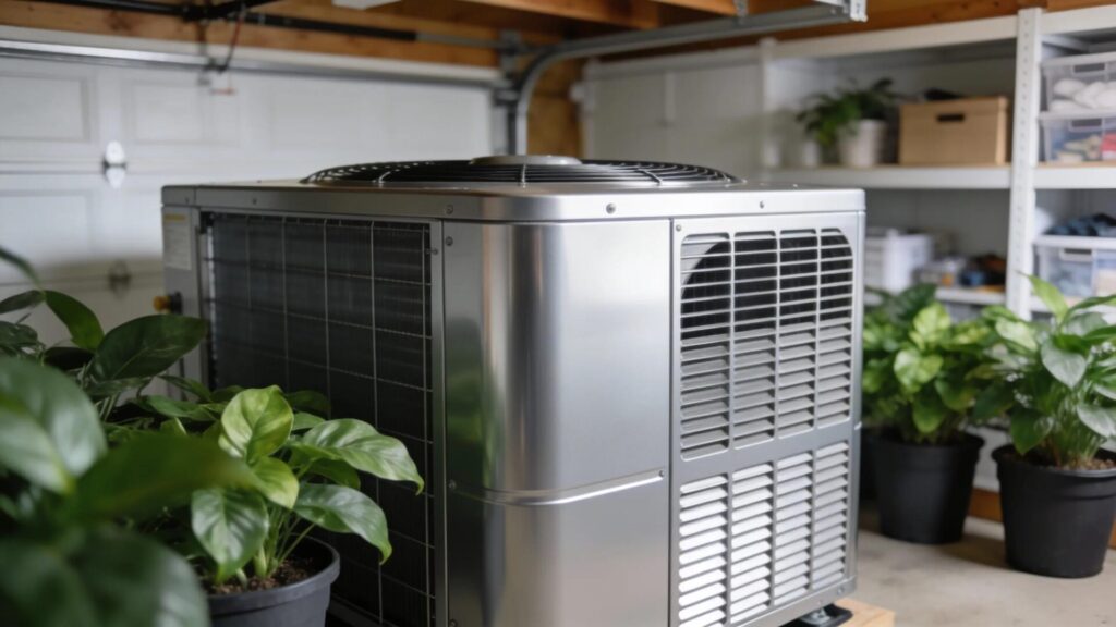 Air conditioning compressor in a well-maintained home illustrating HVAC importance